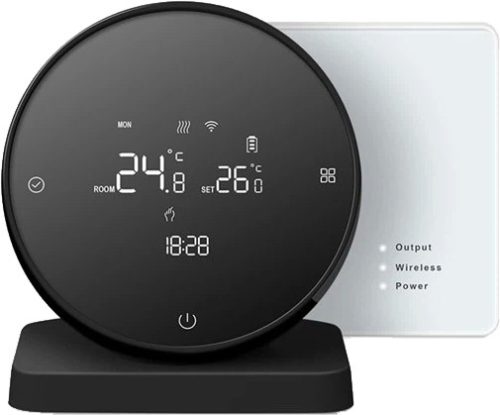 BeOk BOT-R7B-XWIFI okos termosztát fekete, Wifi+RF
