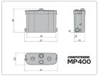 COMPUTHERM MP400 Szennyvízszivattyú